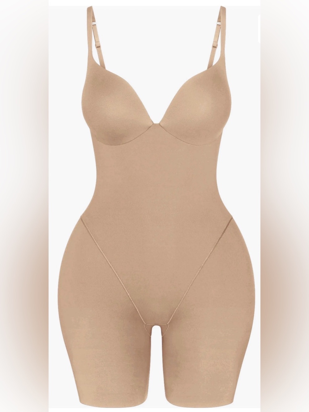 Skims Ultimate Body Butt & Hip Pad Mid Thigh Bodysuit